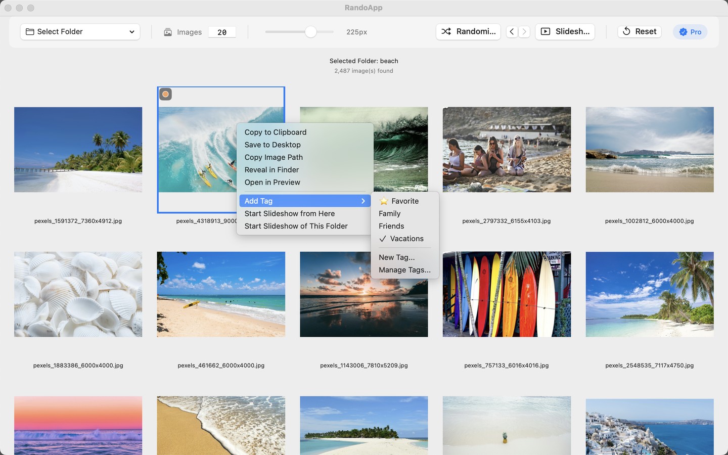 Rando - Random Photo Picker for Mac and Windows